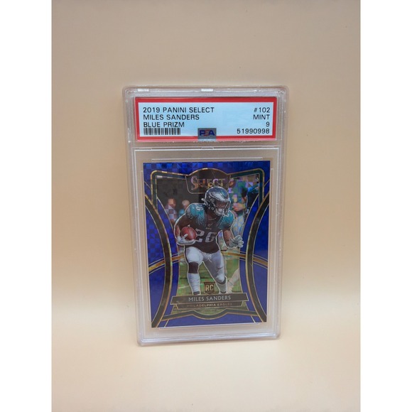 Panini Other - 2019 Panini Select Miles Sanders Blue Prizm RC #102 PSA 9 Mint /149 Eagles